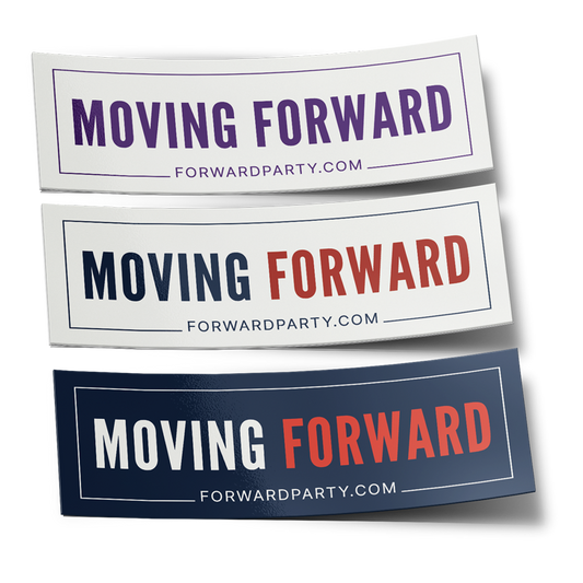 Moving Forward Bumper Sticker Pack