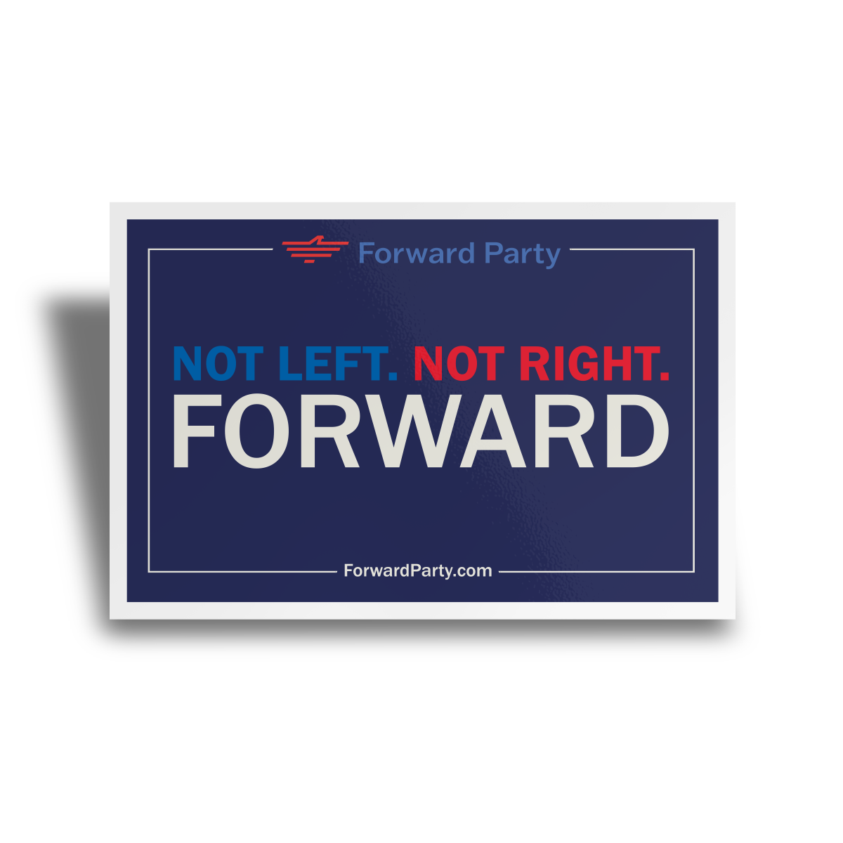 Old Forward Rally Sign